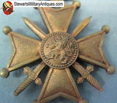  Belgium WWI Croix de Guerre With Palm — image 4