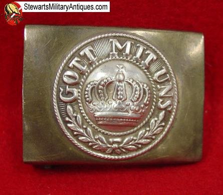  SOLD 2/29/12 German Pre WWI Prussian EM Buckle — image 2