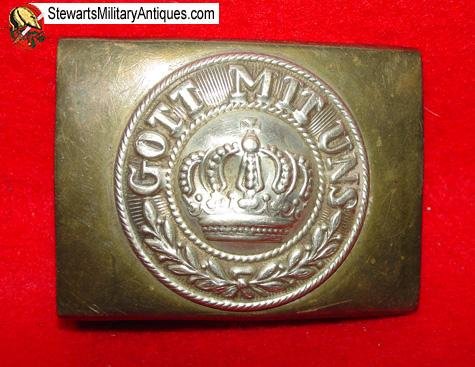  SOLD 2/29/12 German Pre WWI Prussian EM Buckle — image 3