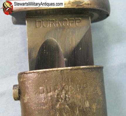  German WWII S84/98 Bayonet, Durkopp, 1938, Matching   — image 3