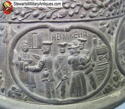  German Pre WWI Regimental Stein, Saxon Field Artillery Regiment Nr. 64 — image 4