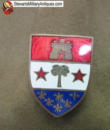  US Pre WWII Army Officers Campaign Hat. 110th Inf'y Regiment, 28th Div. PNG — image 3