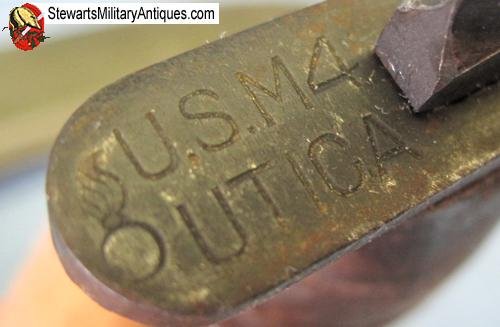  US WWII/Korean War M4 Carbine Bayonet, Utica Mfg   — image 2