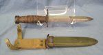 US WWII/Korean War M4 Carbine Bayonet, Utica Mfg