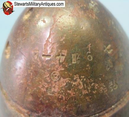 Japanese WWII Brass Artillery Fuze, INERT — image 3