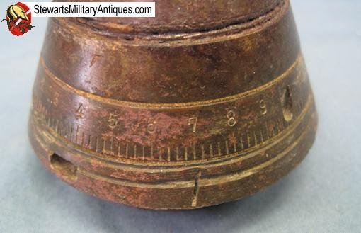  Japanese WWII Brass Artillery Fuze, INERT — image 4