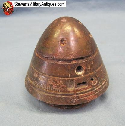  Japanese WWII Brass Artillery Fuze, INERT — image 5
