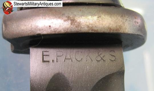  German WWII S84/98 Bayonet & Frog, Matching, E. Pack 1940 — image 4