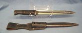 German WWII S84/98 Bayonet & Frog, Matching, E. Pack 1940