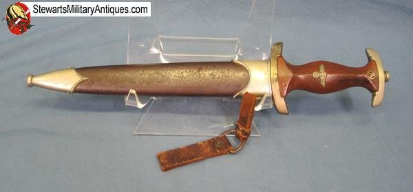  German WWII M1933 SA Dagger, Rare Maker ASSO — image 3