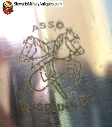  German WWII M1933 SA Dagger, Rare Maker ASSO — image 5