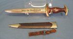 German WWII M1933 SA Dagger, Rare Maker ASSO