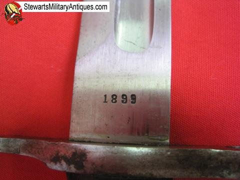  US M1892 Krag-Jorgensen Bayonet, 1899 Dated — image 5
