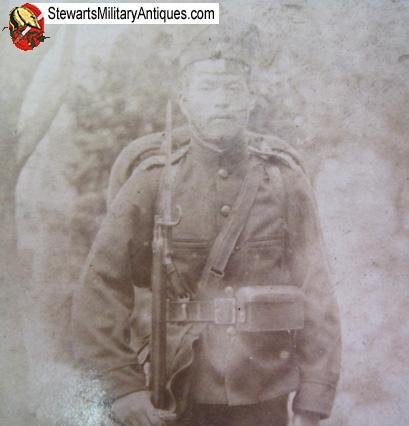  Japanese Meiji Era Russo Japanese War Armed Infantryman Photo — image 3