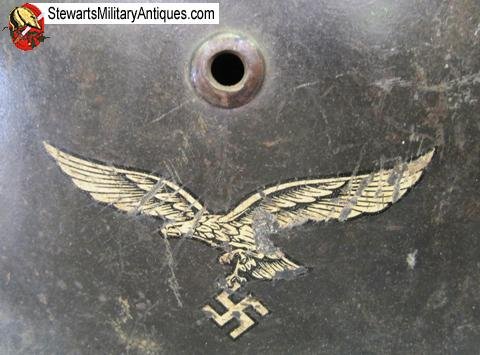  German WWII Luftwaffe M1935/40 Steel Helmet, ET64   — image 5
