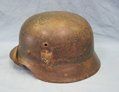  German WWII Army M1940 Steel Helmet, ET64 