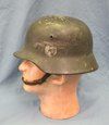  German WWII Army M1940 Steel Helmet, Q62
