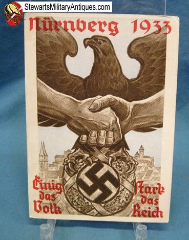  German WWII 1933 Reichsparteitag Postcard — image 3
