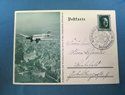 German WWII 1937 Reichsparteitag Souvenir Postcard, Hitler's Plane