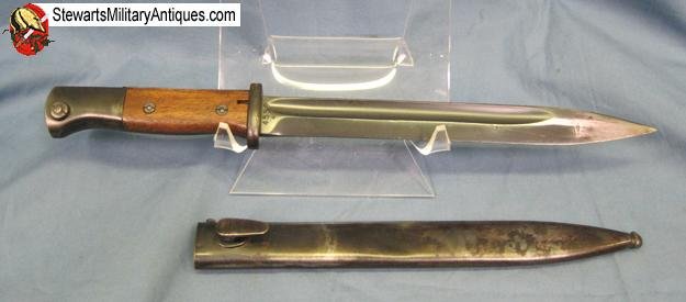  German WWII Early S84/98 Bayonet, Matching, S/155K (1934) — image 3