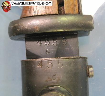  German WWII Early S84/98 Bayonet, Matching, S/155K (1934) — image 5