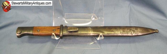 German WWII Early S84/98 Bayonet, Matching, S/155K (1934) — image 6