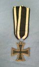 German WWI Iron Cross 2nd Class, Maker Marked Ring