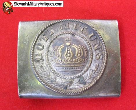  German WWI Variant Two Piece Prussian EM Buckle — image 2