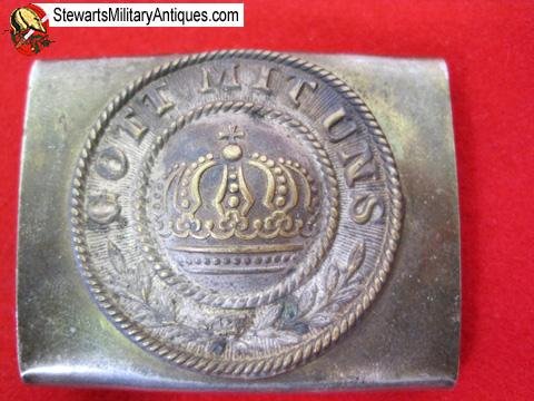  German WWI Variant Two Piece Prussian EM Buckle — image 3