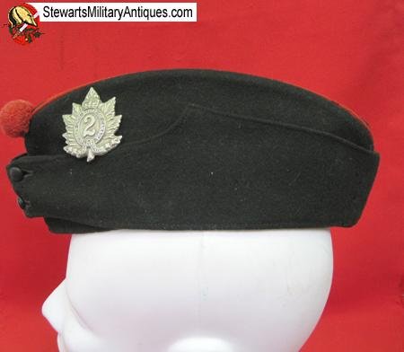  Canadian Post WWII Queens Own Rifles of Canada Overseas Hat — image 5