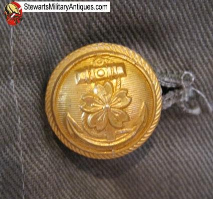  Japanese WWII Naval Landing Force Tunic, Issue Stamped — image 4