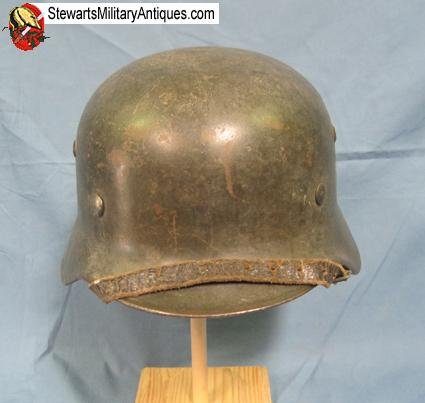  German WWII Army M1935/40 Steel Helmet, Complete, Q60 — image 4