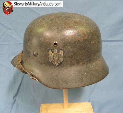  German WWII Army M1935/40 Steel Helmet, Complete, Q60 — image 5