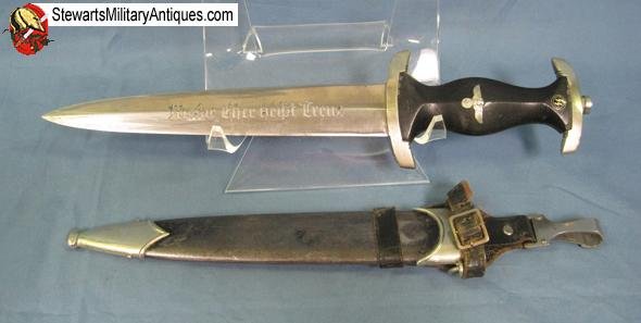  German WWII M1933 SS EM Dagger, RZM 121/34 — image 2