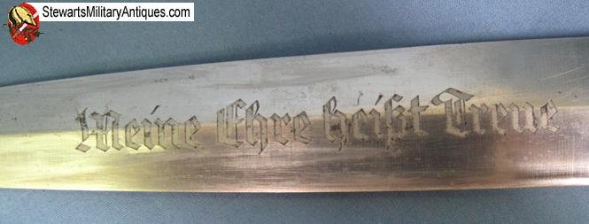  German WWII M1933 SS EM Dagger, RZM 121/34 — image 7