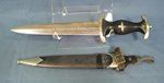 German WWII M1933 SS EM Dagger, RZM 121/34