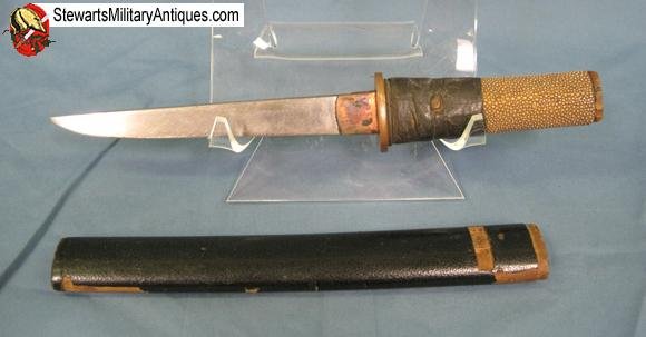  Japanese Tanto Dagger & Scabbard — image 3