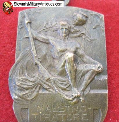  Italian Post WWII Marksmanship Medal, Merano 1926  — image 5
