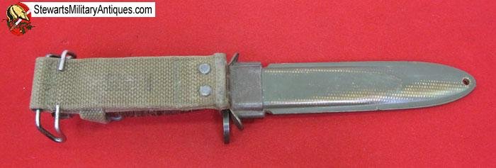  US WWII/Korean War M4 Carbine Bayonet, Utica Mfg — image 3
