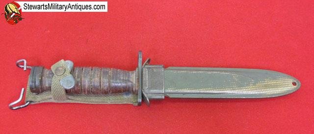  US WWII/Korean War M4 Carbine Bayonet, Utica Mfg — image 5