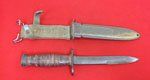 US WWII/Korean War M4 Carbine Bayonet, Utica Mfg