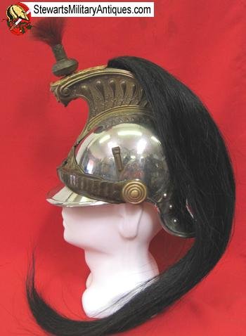  French Pre WWI M1872/74 Enlisted Cuirassier Helmet — image 3
