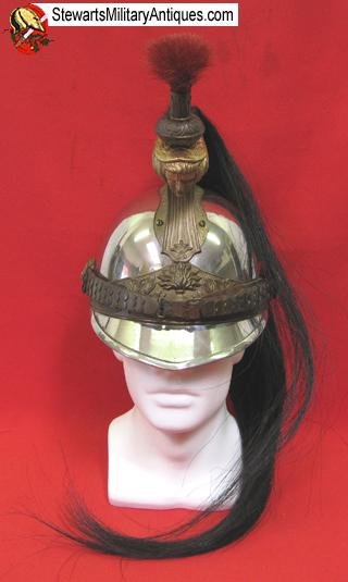  French Pre WWI M1872/74 Enlisted Cuirassier Helmet — image 6