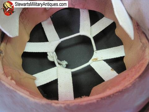  British WWII Dispatch Rider Helmet , BMB 1945, Sz 7   — image 4