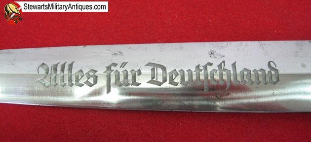   German WWII M1933 SA Dagger, E.Pack & Sohn — image 5