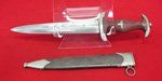 German WWII M1933 SA Dagger, E.Pack & Sohn