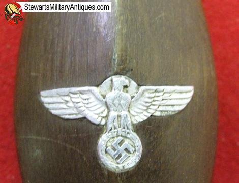  German WWII M1933 SA Enlisted Dagger & Hanger, RZM M7/66 Eickhorn — image 6