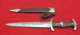 German WWII M1933 SA Enlisted Dagger & Hanger, RZM M7/66 …