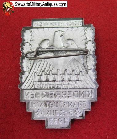  German WWII Frankfurt a/m 1937 Kinderreichen Tinnie — image 2