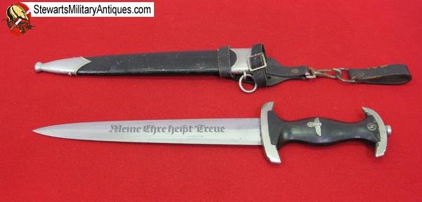  German WWII M1933 SS Enlisted Dagger, Partial Rohm Inscription, Eickhorn Mfg. — image 7
